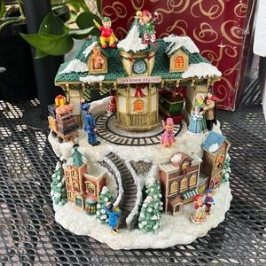 Vintage‎ San Francisco Music Box Company Victorian Village Train Station